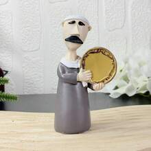 1pc Ramadan Figurine Decor, Drummer/Violinist, Suitable For Ramadan Decoration - Multicolor - View 8