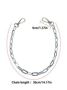 1pc Multi-Layer Metal Body Chain, Gothic Punk Y2K Style Accessory For Men, Suitable For School, Halloween And Other Occasions - Multicolor - View 19