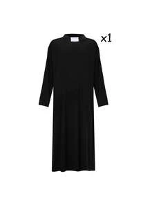 Saint And Sinner Costume, Black Dress, Pendant And Headpiece, Cosplay Outfit, Halloween Spring - Multicolor - View 22