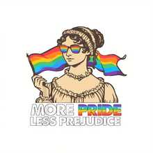 More Prides Less Prejudice Prides Month Gay Lesbian LGBTQS Allys Iron On Patches For Hats 6pcs - 彩色 - 查看 5
