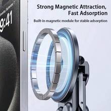 多功能磁吸手机支架手持自拍杆可折叠三脚架便携式桌面支架兼容、iPad、平板电脑、笔记本电脑 - 灰色 - 查看 8