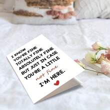 1pc, Funny Valentine's Day Cards For Your Husband Or Boyfriend, Best Decision You Ever Made, Ironic Valentine's Day Cards, Small Business Supplies, Thank You Cards, Birthday Gifts, Unusual Items - Multicolor - View 2