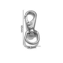 1 Pc Stainless Steel Bolt Snap Hook Swivel Lobster Clasp DIY Jewelry Materials Supplies For Pet Buckle Keychain Making Supplies - Buckle - View 9