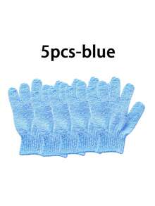 10只装可重复使用的去角质沐浴手套，适用于擦洗、背部按摩、身体去角质，是开学必备的身体清洁用品，也可作为毛巾、浴海绵或沐浴手套使用。 - 彩色 - 查看 11