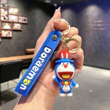 Cross-Border Cartoon Keychain Pendant Cute Ding Dong Cat Plush Car Keychain Bag Gift Wholesale - Nướng - Xem 12