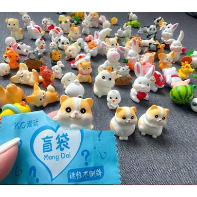Hộp đồ chơi bí ẩn 20 chiếc cốc nước mini hình thú cưng dễ thương - Mô hình động vật mèo và thỏ đáng yêu, hộp đồ chơi bí ẩn, trang trí bàn làm việc, kiểu dáng ngẫu nhiên, quà tặng ngày lễ tuyệt vời nhất cho bạn bè, trang trí tiệc, trang trí tiệc hoàn hảo, trang trí nhà cửa, trang trí phòng tinh tế, quà tặng ngày Valentine, quà tặng lý tưởng cho bạn bè nhân dịp sinh nhật, quà lưu niệm, quà lưu niệm cho nữ, phong cách thẩm mỹ dễ thương, ngày Valentine, trang trí nhà cửa