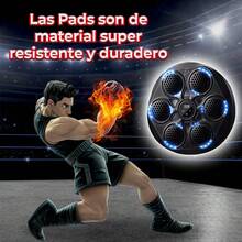 Máquina de Boxeo Musical con Guantes - Ejercicio Divertido con Música para Entrenamiento en Casa - Máquina de boxeo - Ver 5
