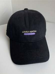 Gorra de béisbol LOVE Puppy - Negra