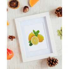 12 Pcs Small Diamond Art Kits, Fruit Mini Diamond Painting Kits For Adults Beginners, 5D DIY Square Drill Diamond Dots, Quickly Finishable Mini Gem Art For Home Wall Desktop Decor, 6X7in - FT017 - 查看 8