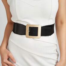 1条女士休闲弹力腰带，多功能束腰带，适用于西装、连衣裙，四季皆宜 - A - 查看 2