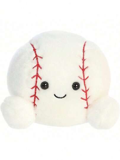 EstiloTendenciaAurora.®   Adorables amigos de la palma™   Béisbol de Luchador™   Peluche - Juego De Bolsillo - DiversióN Coleccionable - Blanco 5 PulgadasCalidad PremiumVersióN Mejorada