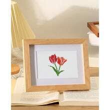 12 Pcs Small Diamond Art Kits Diamond Painting Kits, Flowers Mini Diamond Art Kits For Adults, DIY Square Drill Flower Mini Gem Painting 1-Hour Painting For Home Desktop Decor, 7X6in - Flowers - 查看 3