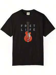 FRET  Electric Guitar T-Shirt  Musician And Guitar Player Gift  Gretsch -Style - 款式25 - 查看 1