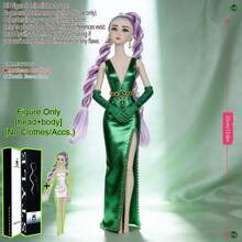 12.6 Inch 1/6 Scale MJD/BJD Super Model Doll, 12-Joint Ball-Jointed Articulated Posable, Exquisite Realistic Makeup Smooth Skin Fluffy Hair, DIY Outfit-Friendly, Premium Holiday Souvenir Birthday Christmas Valentine's Gift, Collector-Grade Display Ornament (Doll Only, No Clothes) - DollOnlyNoAttire - View 14