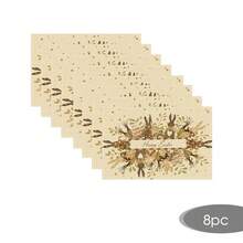 4pcs Easter Bunny & Flower Design Placemats, 30*45cm, Seasonal Spring Table Mats For Party, Kitchen, Dining Room Decor