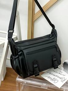 2026 New Men's Large-Capacity Crossbody Bag & Multi-Functional Shoulder Bag And Versatile, Lightweight Yet Roomy With A Multi-Pocket Design. Internal Structure: Inner Zipper Pocket, Phone Pocket, ID Pocket, Shockproof Compartment. - Multicolor - View 4