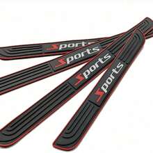 4PSC Car Threshold Bar Anti-Stepping Sticker General Modified Pedal Decorative Strip Anti-Scratch Bumper Door Border Border Collision Sticker - Four-piece Foot Pad Set - View 8