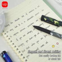 WQN 12支装迷彩办公中性笔（0.5毫米），6卷迷你白色修正带，书写修正套装，适合返校季使用的学习用品套装 - 彩色 - 查看 5