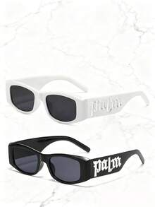 1pc/2pcs Fashionable Versatile Retro Chic Glasses, Suitable For Daily Wear - Multicolor - View 9