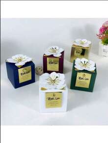 Multi-Color Floral Gift Box With Storage Function, Suitable For Bridesmaid Gifts, Birthday Presents, Party Favors, And Home Decor Card Display