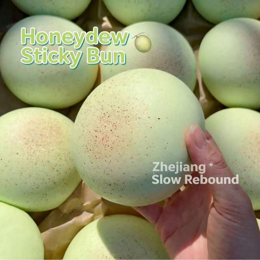 柔软粘稠的芋头香味减压挤压玩具，慢回弹 - 彩色 - 查看 1