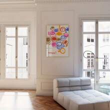 2d Flat, With Inner Frame 1 Pc Coffee Wooden Framed Canvas Painting Thickness 2.25cm/0.9inch High Quality Wall Art Prints Poster Direct Hanging Wall Picture Decor For Home Gifts, Living Room, Bathroom, Bedroom, Kitchen - Nhiều màu - Xem 5