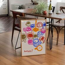 2d Flat, With Inner Frame 1 Pc Coffee Wooden Framed Canvas Painting Thickness 2.25cm/0.9inch High Quality Wall Art Prints Poster Direct Hanging Wall Picture Decor For Home Gifts, Living Room, Bathroom, Bedroom, Kitchen - Nhiều màu - Xem 6