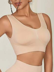7pcs/Pack Women Seamless Comfortable Thin Unpadded Sports Bras - Multicolor - View 4