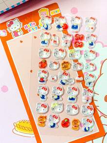 3D卡通人物夜光浮雕贴纸，可爱创意儿童玩具贴纸，批发 - 彩色 - 查看 8