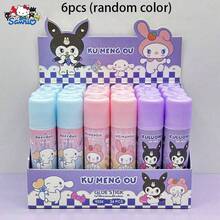 1/3/6/8支装正品三丽鸥库洛米和美乐蒂DIY固体胶棒，高粘度，坚固耐用，适用于学习、办公用品、学生奖励、返校季礼物 - 彩色 - 查看 10