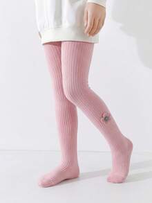 3 PCS Baby Toddler Leggings Baby Girl's Tights Girls' Tights, Cute And Minimalist, Perfect For Daily Outfits - Multicolor - View 4