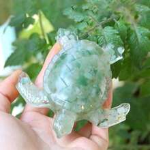 1/3pcs Crystal Resin Big Sea Turtle, DIY Jewelry Decoration, Decorative Collection, Holiday Party, Indoor, Garden Decor, Beach Party, Statue Aquarium, Best Holiday Gift - Crystal Resin Giant Turtle - View 21
