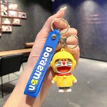 Cross-Border Cartoon Keychain Pendant Cute Ding Dong Cat Plush Car Keychain Bag Gift Wholesale - Nướng - Xem 11