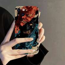 Fashionable and trendy phone case. Unique Japanese-style pattern. Compatible with iPhone 17 Pro Max/Pro/Air, 16, 16 Plus, 15, 14 Pro Max, 13, 12, 11 and  galaxy S22/23/24/25 Ultra EDGE models. Matte texture, smooth to the touch, offering drop protection, scratch resistance, and camera lens protection. Provides all-around protection for your phone. A perfect gift choice. - 日本製マットエンジェルアイ - ブラック - WUWDJJ1(166) - チェックする 3