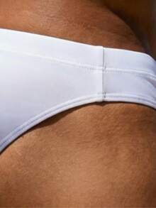 Bañadores de hombre con de degradado gris apagado, de corte slim, alta elasticidad y secado rápido para playa/piscina - Blanco - Ver 5
