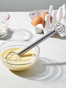1 Piece Stainless Steel Miso Stirrer, Household Double-Ended Manual Cream Whisk, Miso Stirrer, Egg Liquid Mixing Sauce Whisk, Double-Ended Device, Coffee Flosser, Milk Stirrer, Kitchen Creative Baking Tools, Kitchen Small Tools, Egg Beater, Can Be Used To Stir Eggs, Milk, Coffee, Powder Suitable For Restaurant, Kitchen. - Multicolor - View 13