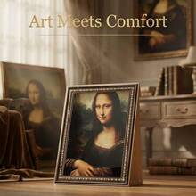 1件套创意3D立体猫抓板床，高品质星空蒙娜丽莎艺术框猫抓柱，封闭式猫抓垫和猫床组合 - 均碼 - 查看 10