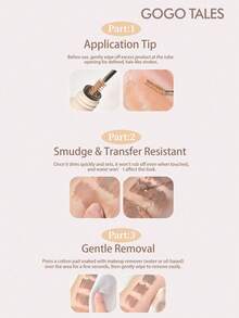 GOGO TALES 自然塑形染眉胶，持久定型眉膏，防水防汗，打造自然眉妆，适合新手，GOGOTALES - G03# Light Tea Chestnut - 查看 9