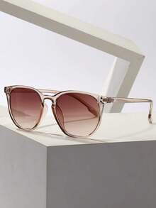 1PC Fashionable Retro Asymmetrical Sunshade Fashion Glasses - Multicolor - View 5