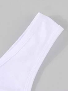 3pcs/Set Women's Seamless Comfortable Single Layer Wireless Sports Bra - Multicolor - View 8