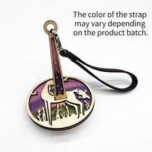 1个木制腕式毛线收纳器，便携式腕式毛线整理器，手工编织工具配件，创意毛线球收纳器，装饰性编织工具，工艺用品