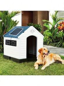 便携式太阳能电池板套装，带充电控制器 - 1 个太阳能充电板，适用于房车、露营、徒步旅行、汽车、船只、手机、户外照明、监控、宠物棚等 - 包含电缆、USB 5V 输出、多种供电方式