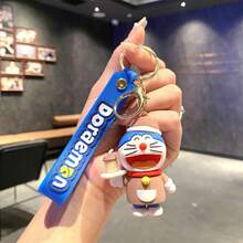 Cross-Border Cartoon Keychain Pendant Cute Ding Dong Cat Plush Car Keychain Bag Gift Wholesale - Nướng - Xem 10