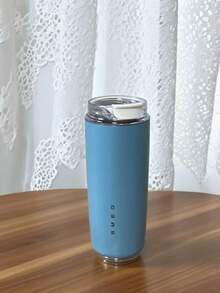 420毫升高品质真空保温杯，大容量办公水瓶，户外便携车载杯，不锈钢双层壁，保温/保冷，防漏，时尚设计，是送给学生、成人、男朋友、女朋友、朋友的完美礼物 - 彩色 - 查看 7