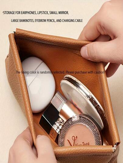 IC Auto-Lock Vintage Wallet - Long Banknote Clip, With Coin Pouch And Credit Card Slots - Durable (PU Material) - Deep Style // For Bank Deposit, Cash And ID Card Storage - Fashionable Wallet