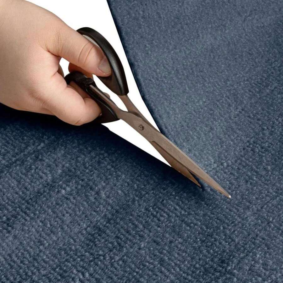 Cat Scratch Furniture Protector Couch Protector From Cat Claws Self-Adhesive Carpet Remnants Scratching Mat Trimmable DIY Climbing Covering Posts 78.7" X 15.8" Blue Grey - MàuB - Xem 1