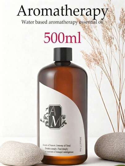 500ml Fragrance Essential Oil Refill Liquid (28% Concentration, Higher Than Most Market Products At 4%-6%), Suitable For Ultrasonic Diffuser, Reed Diffuser, Flameless Fragrance, Hotel Grade Fragrance Oil Reed Diffuser, Long-Lasting Scent