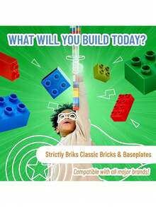 EstiloTendenciaStrictly Briks - Compatible Con Bloques De ConstruccióN  Placas De Carretera De 25.4 X 25.4 Cm, Paquete De 4 Placas Base De Ladrillo Para City Road, Street, Race Track, TamañO CláSico (2 RectosCalidad PremiumVersióN Mejorada - 4 rectos - Ver 6