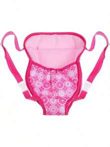 Ibasenice 18 Bolso Delantero Y Trasero De MuñEca Accesorios Para MuñEcas Juguete De La MuñEca PortabebéS Delantero Portadora De MuñEcas Rosa Tirantes Bebe NiñO Estuche De Transporte Correa - Rosa - Ver 2