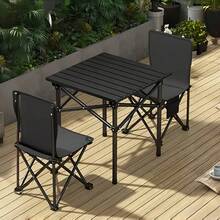 1pc Portable Folding Table – Lightweight Compact Design For Camping, Picnic, Travel, And Outdoor Use